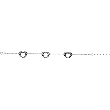 Bracelet souple multi-motifs Hannah en Argent avec oxyde de zirconium blanc