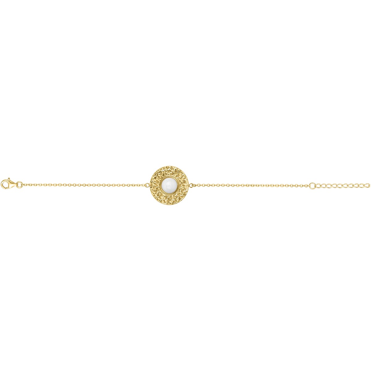 Bracelet souple mono-motif Eva en Acier