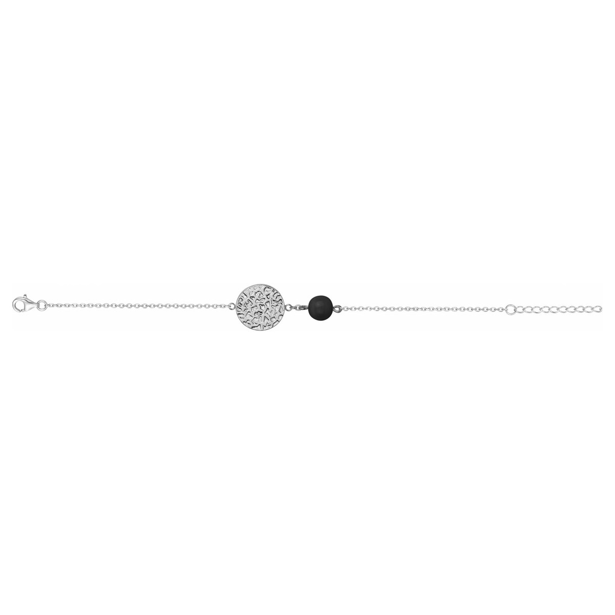 Bracelet souple mono-motif Arianna en Acier