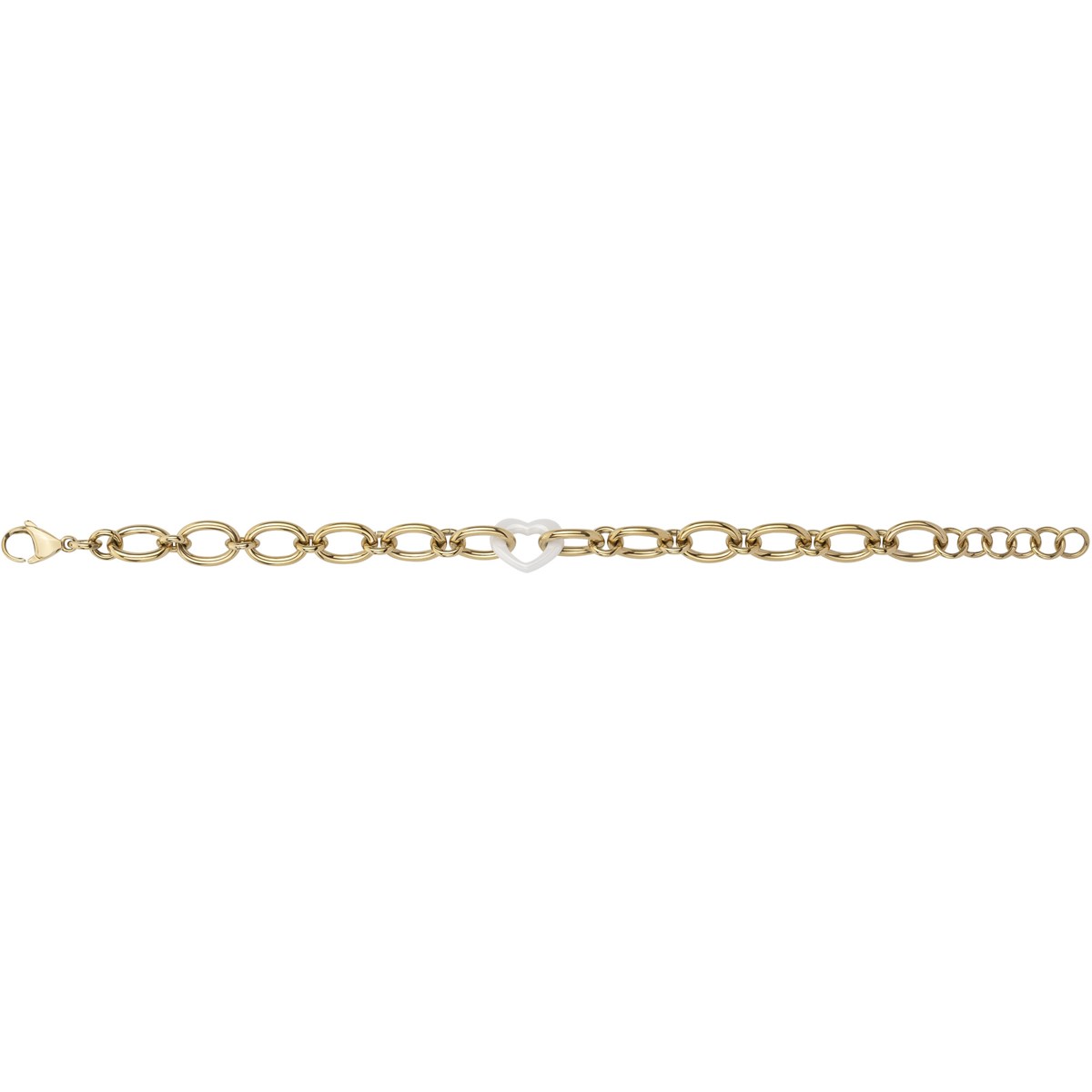 Bracelet souple mono-motif Madelyn en Acier 316L