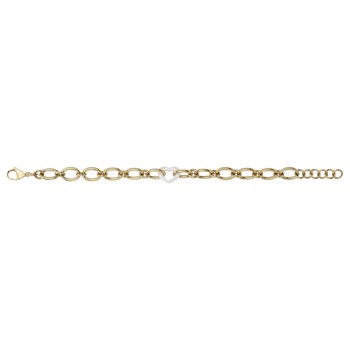 Bracelet souple mono-motif en Acier 316L