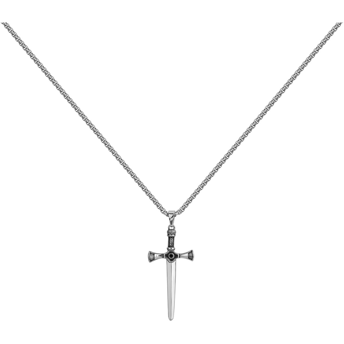 Collier mono-motif Jules en Acier 316L
