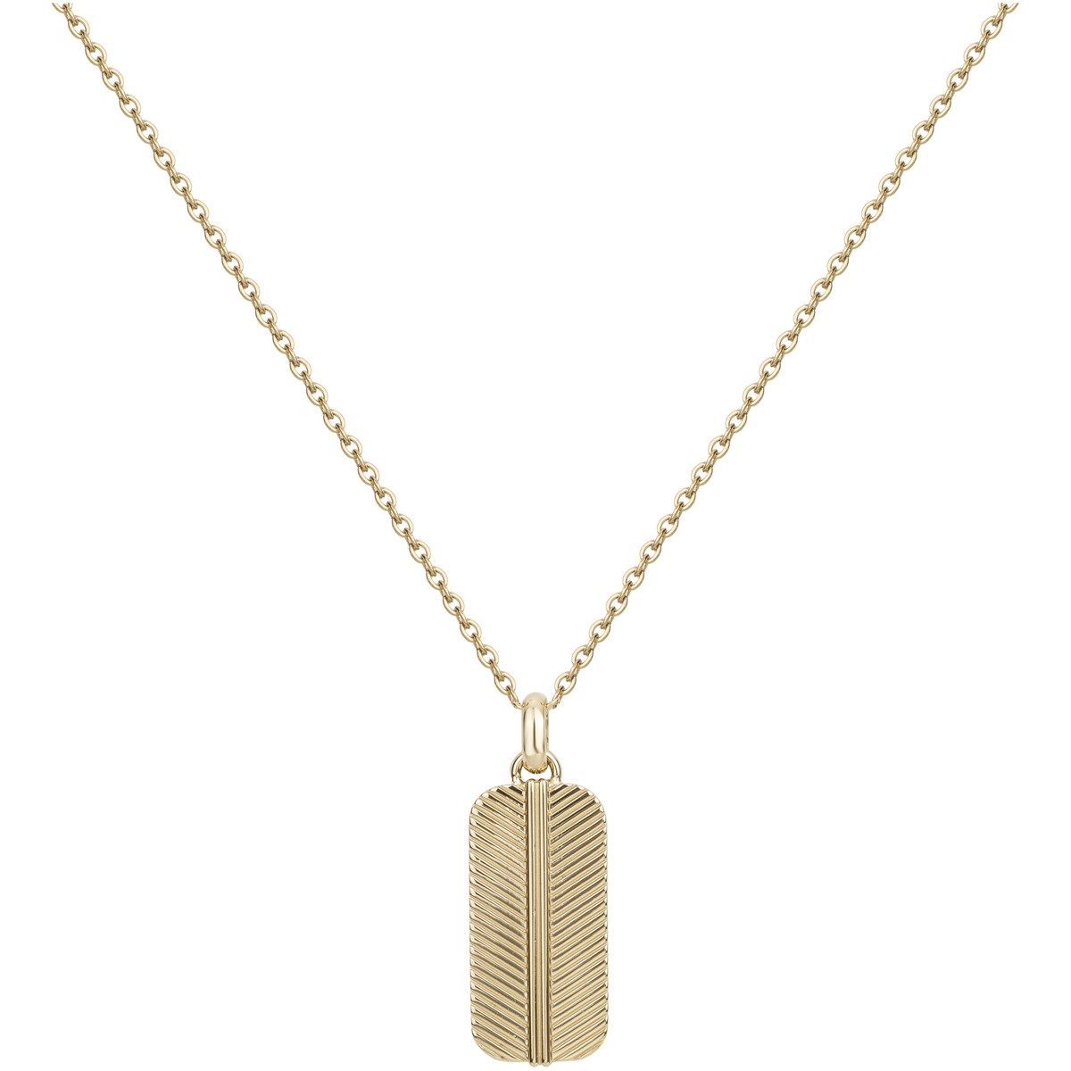 Collier mono-motif Leeroy en Acier 316L