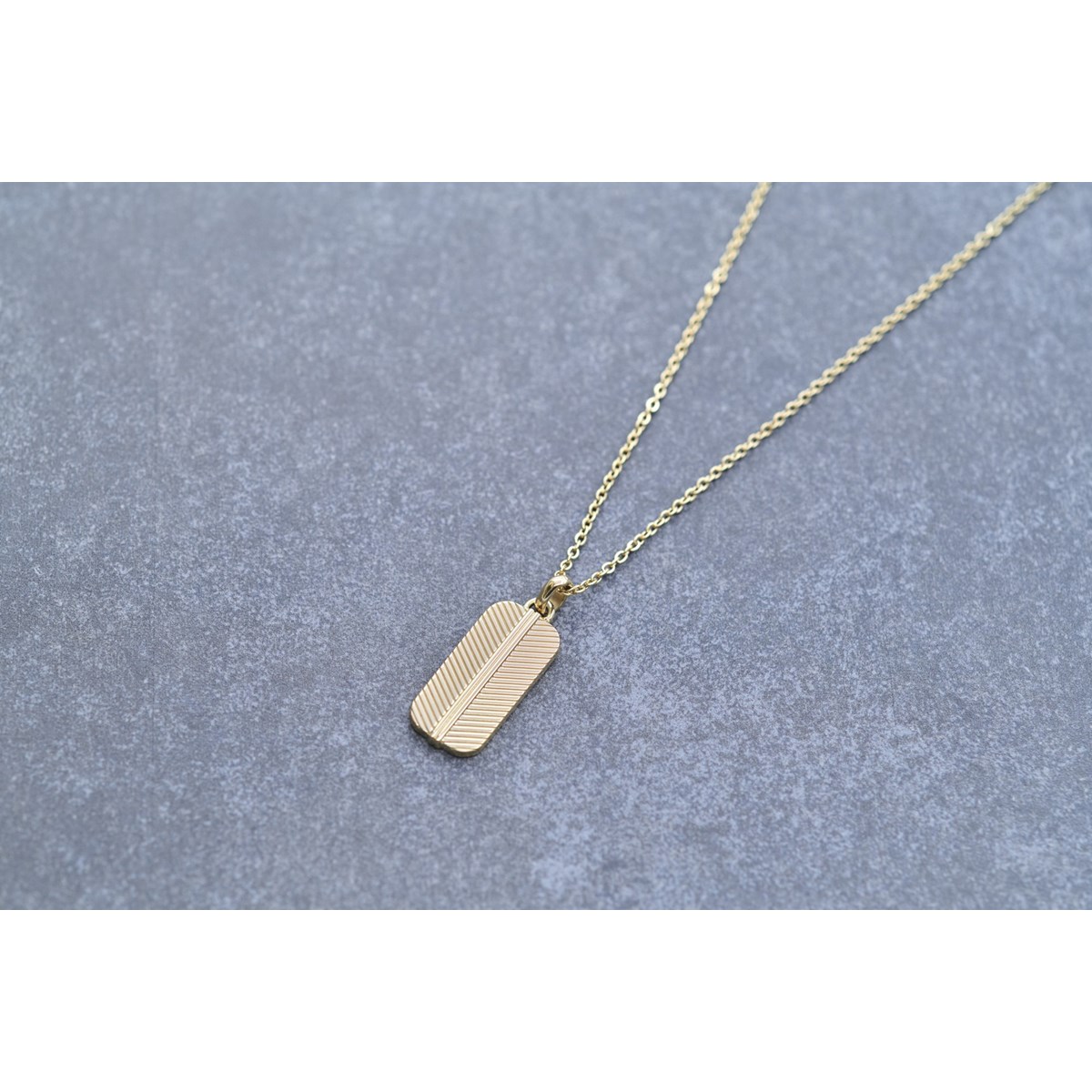 Collier mono-motif Leeroy en Acier 316L - vue 2