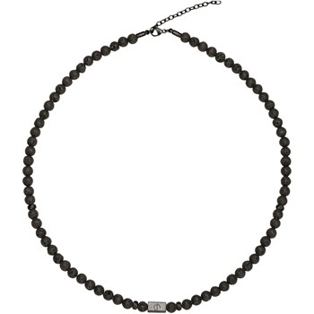 Collier semi-rigide Abel en Acier 316L avec lave noir