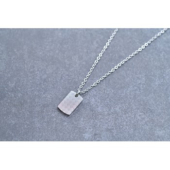 Collier mono-motif Gior en Acier 316L
