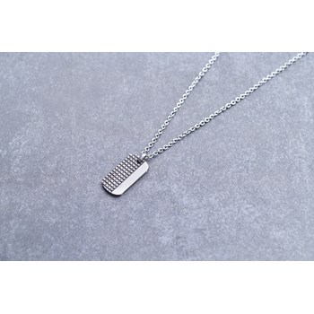 Collier mono-motif Rohan en Acier 316L