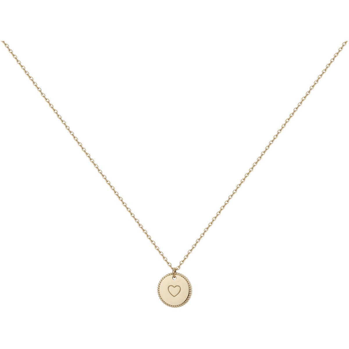 Collier mono-motif Hope en Acier 316L