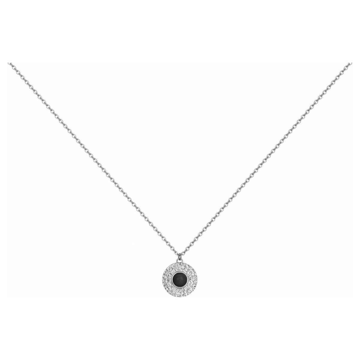 Collier mono-motif Eva en Acier