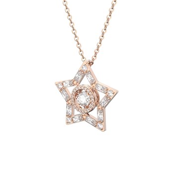 Pendentif Swarovski Stella rosé