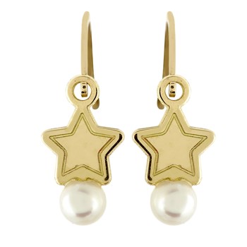 Boucles d'oreilles Brillaxis Perle de culture petite
étoile