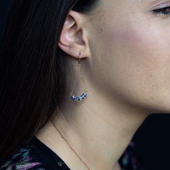 Boucles d'oreilles Piana en pierres Jaspe