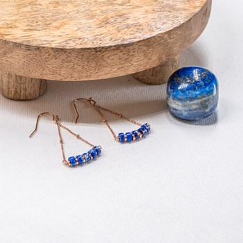 Boucles d'oreilles Piana en pierres Lapis-lazuli