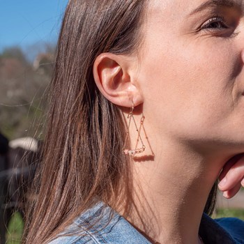 Boucles d'oreilles Piana en pierres de Soleil