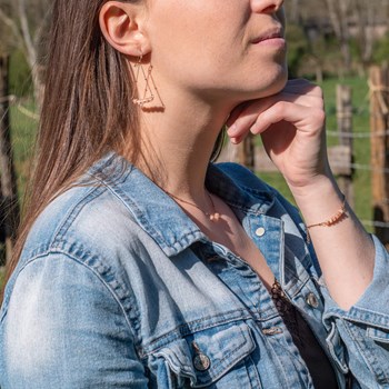 Boucles d'oreilles Piana en pierres de Soleil