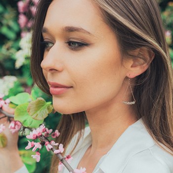 Boucles d'oreilles Piana en pierres Labradorite