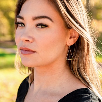 Piana ketting, armband en oorbellen in aquatische agaatstenen