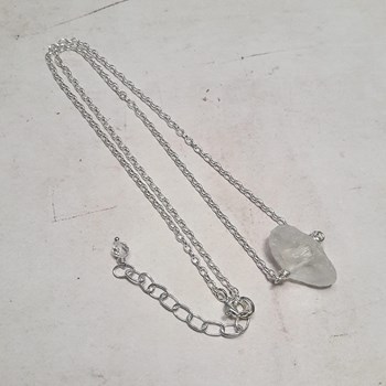 Collier Cristal de Roche Argent 925