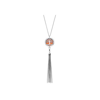 Steel scent necklace - Arbre de vie