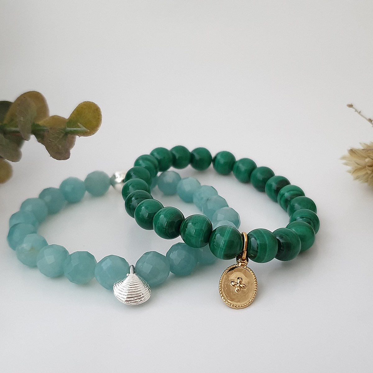 Bracelet Malachite Serenity - vue 2