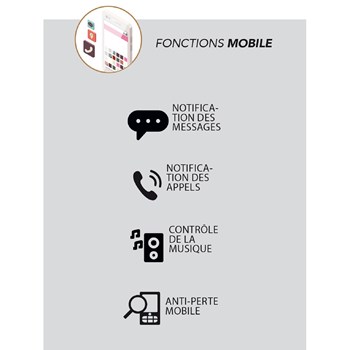 Montre connectée bracelet silicone SMARTY ARENA