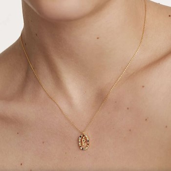 Collier PDPaola Lettre P plaqué or
Collection NEW LETTERS