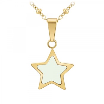 Collier étoile SC Bohème en acier inoxydable