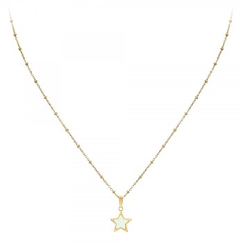 Collier étoile SC Bohème en acier inoxydable