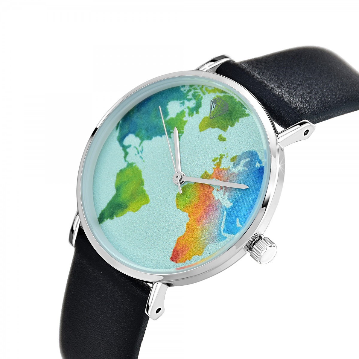 Montre Ariana mappemonde SC Crystal - vue 3