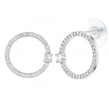 SC Crystal earrings adorned with Zirconium