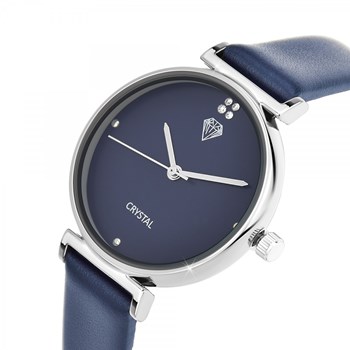 Montre élégante Izia SC Crystal ornée de 4 cristaux scintillants
