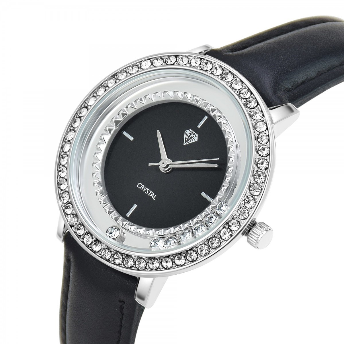 Montre élégante Loane SC Crystal ornée de Cristaux scintillants - vue 3