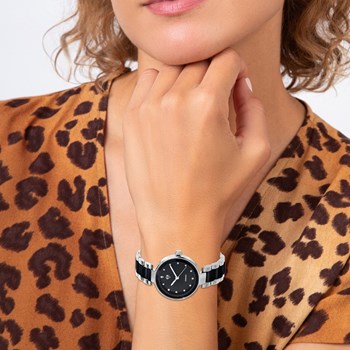 Montre élégante Marion SC Crystal ornée d'un véritable diamant