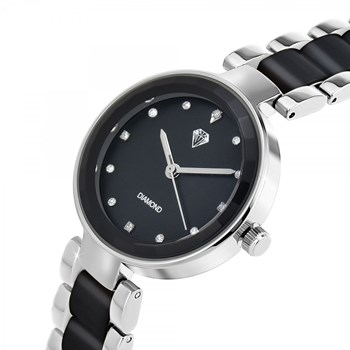 Montre élégante Marion SC Crystal ornée d'un véritable diamant