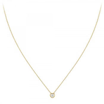Collier coeur SC Bohème orné de Zirconium