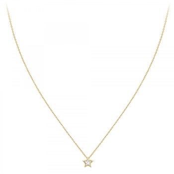 Collier étoile SC Bohème orné de Zirconium
