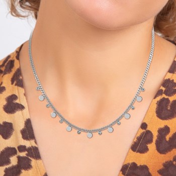 SC Crystal necklace with sparkling crystals