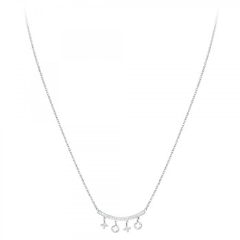 SC Crystal necklace with sparkling crystals