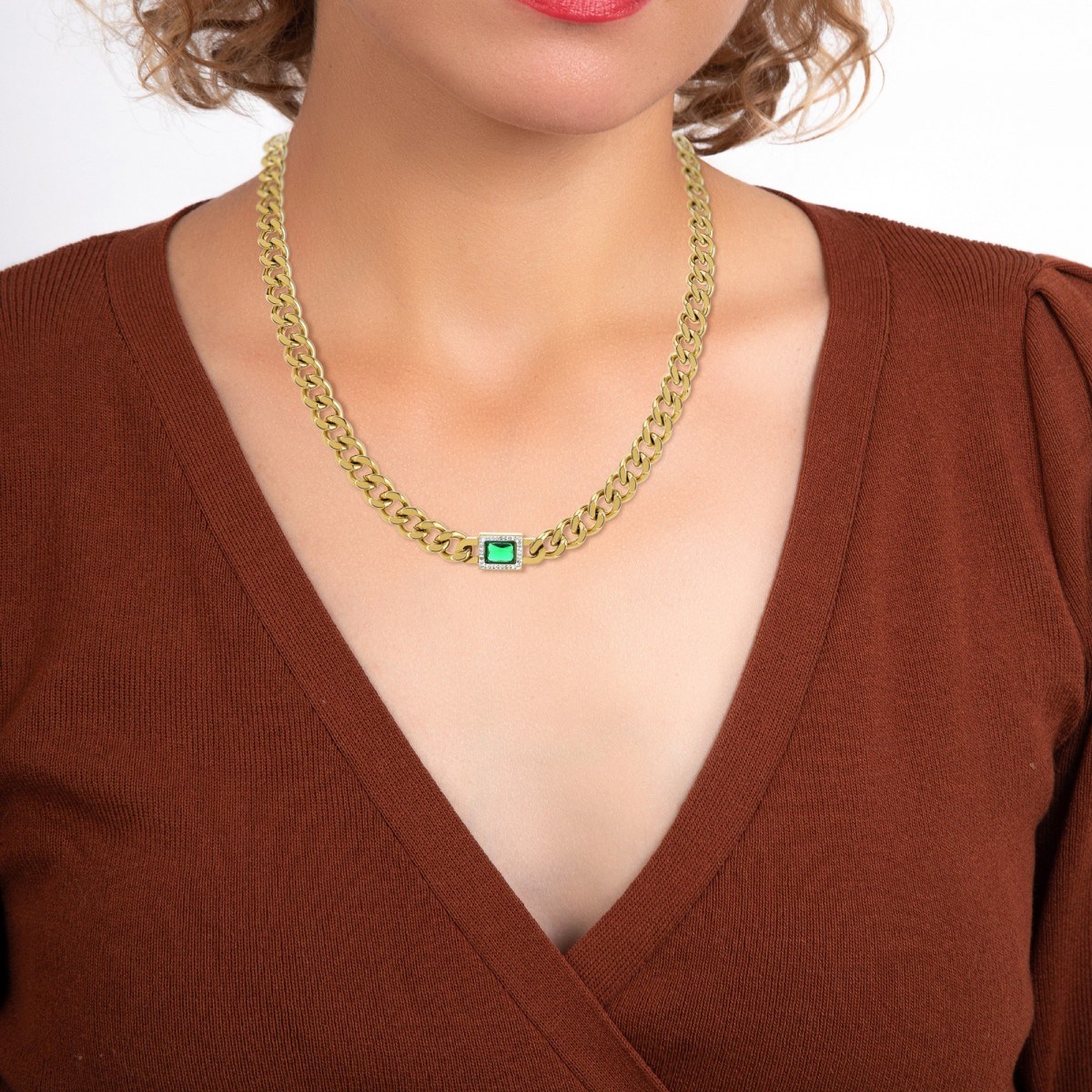 Collier SC Bohème orné de Cristaux scintillants - vue 2