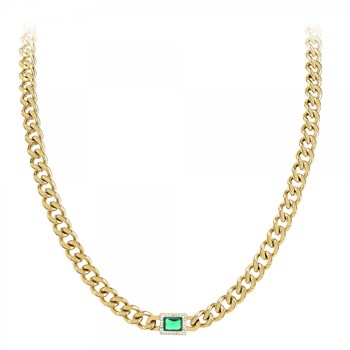 Bohemian SC necklace with sparkling crystals