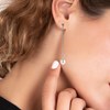 Boucles d'oreilles SC Crystal ornées de perles - vue V2