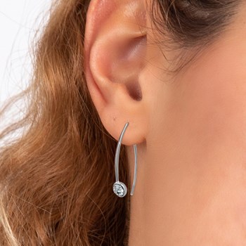 SC Crystal earrings adorned with Zirconium