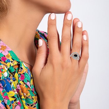 Bague SC Crystal ornée de Zirconium