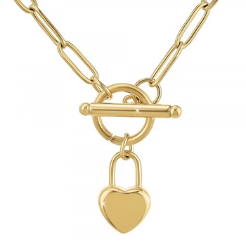 Collier coeur par SC Bohème en acier inoxydable