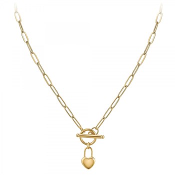 Collier coeur par SC Bohème en acier inoxydable