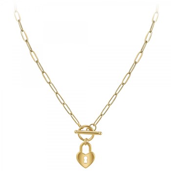 Collier coeur par SC Bohème en acier inoxydable