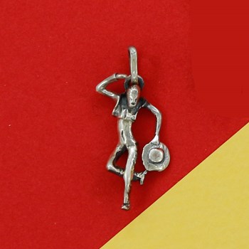 Pendentif danseur de flamenco - Argent massif 925/1000