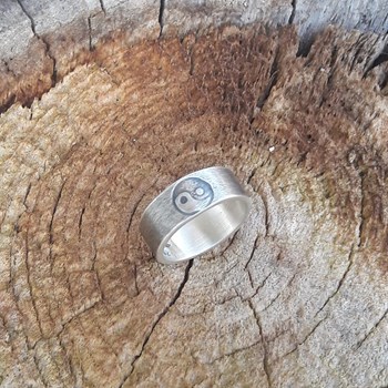Bague Ethnique Yin Yang Argent 925