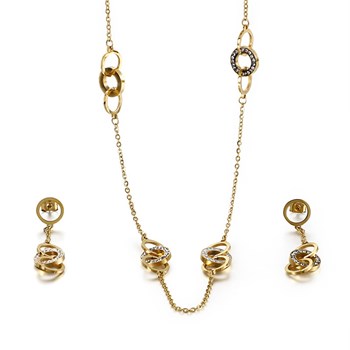 ELISE multi-ring necklace