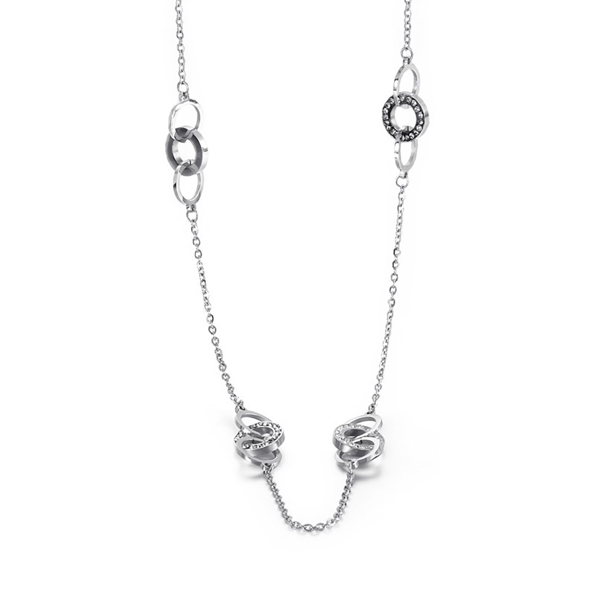 Collier avec anneaux multiples ELISE